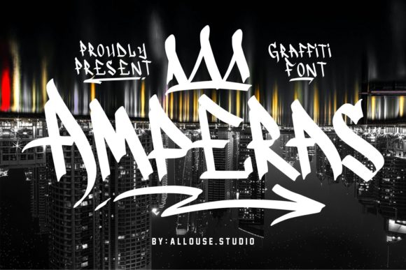 Amperas: A Bold Display Font
