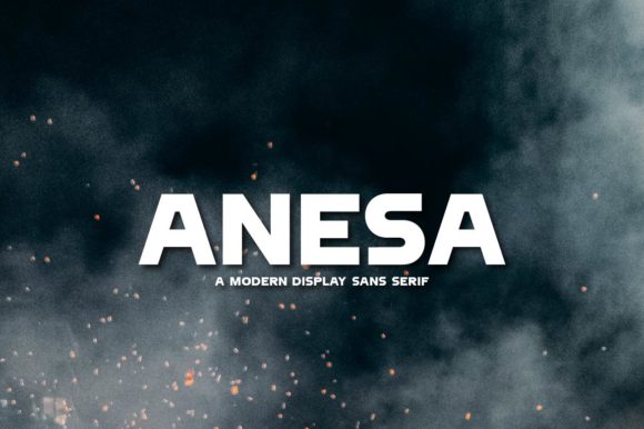 Anesa: A Bold Display Font for Impactful Web Design