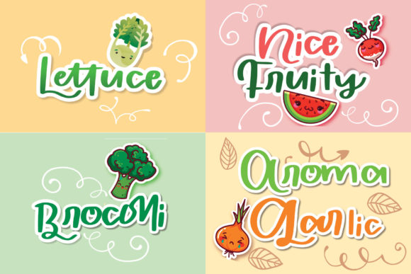 Aroma Garlic: A Playful Display Font That Lifts Your Brand