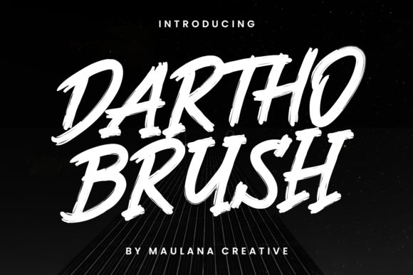 Dartho Brush: A Bold Display Font