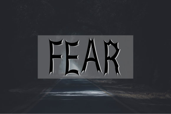 Fear Font: Dramatic Display for Craft Creators