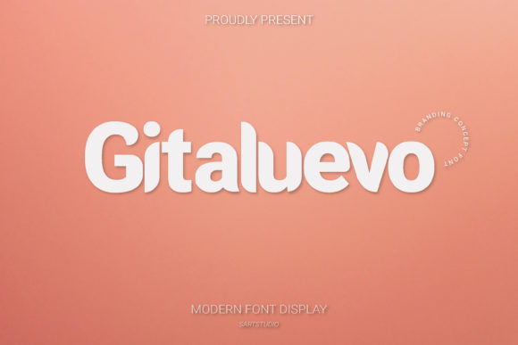 Gitaluevo: A Modern Display Font