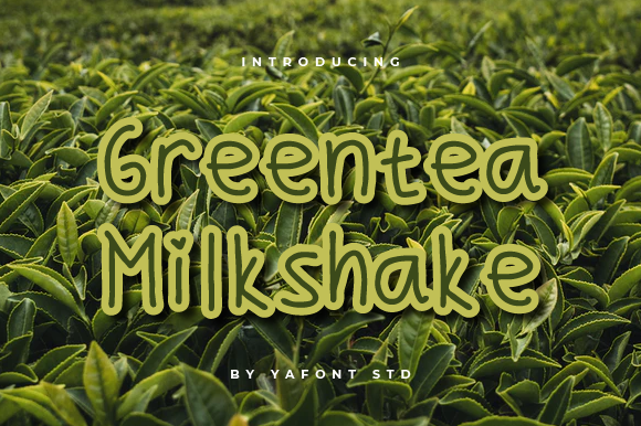 Greentea Milkshake Font