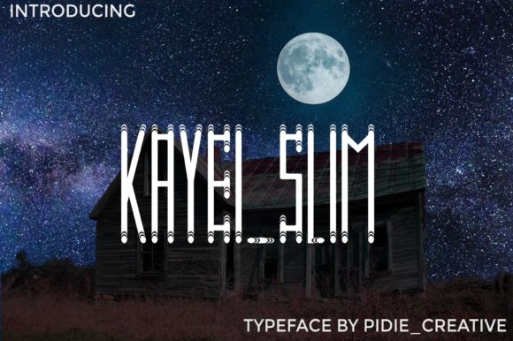 Kayei Slim: A Modern Font for Creative Projects