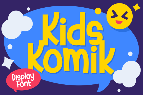 Kids Komik: A Playful Display Font