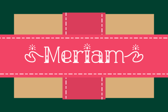 Meriam: A Trendy Font for Business