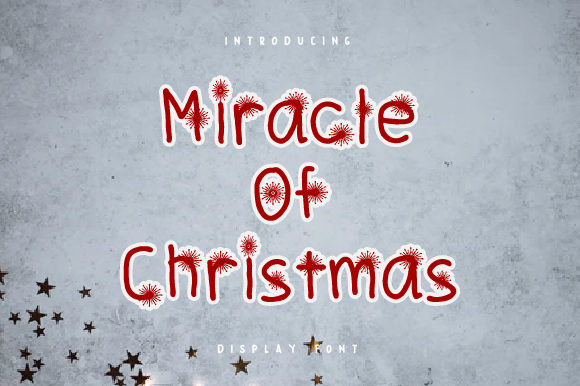 Miracle of Christmas Font Review