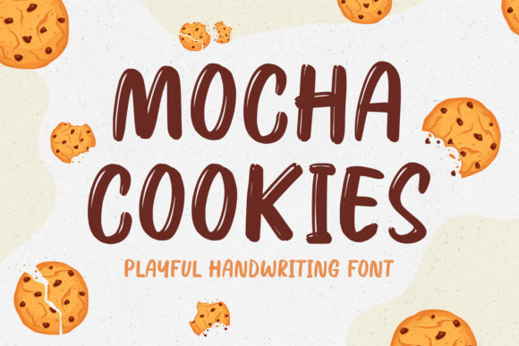 Mocha Cookies: A Playful Display Font for Digital Branding