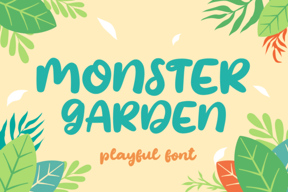 Monster Garden: A Playful Font for Creative Projects