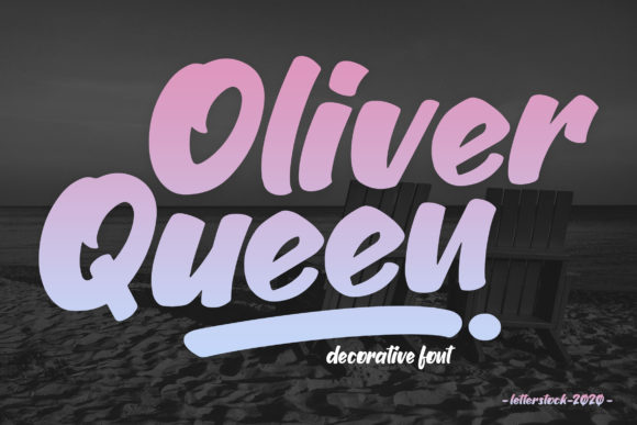 Oliver Queen Font: Bold Display for Web Design