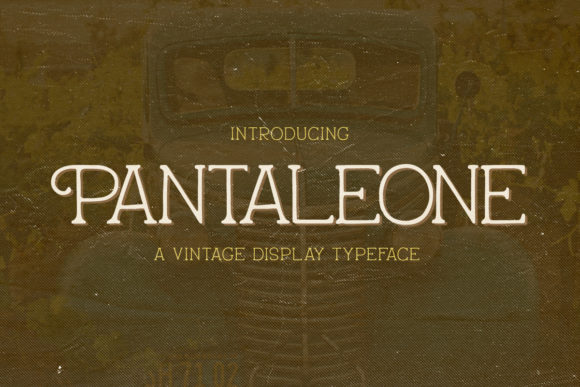Pantaleone: A Bold Display Font