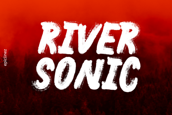 River Sonic: Bold Display Font for Impactful Design