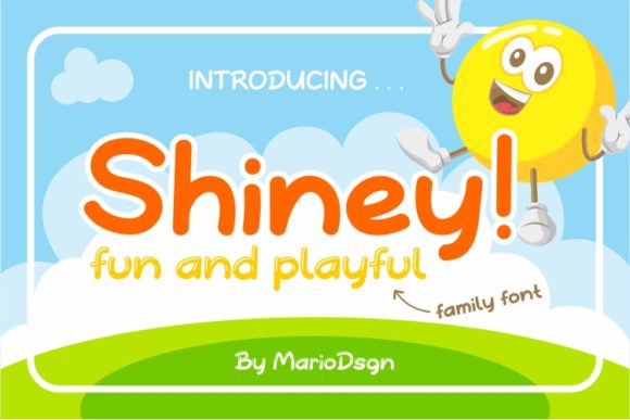 Shiney: A Joyful Display Font