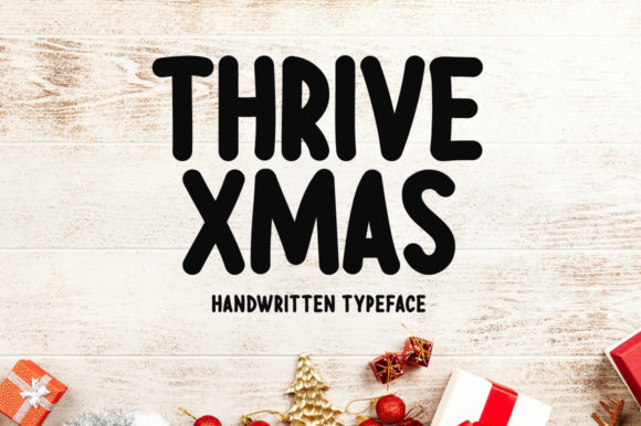 Thrive Xmas: A Font That Elevates Branding
