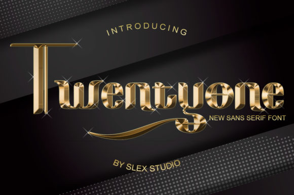 Twentyone: A Bold Display Font