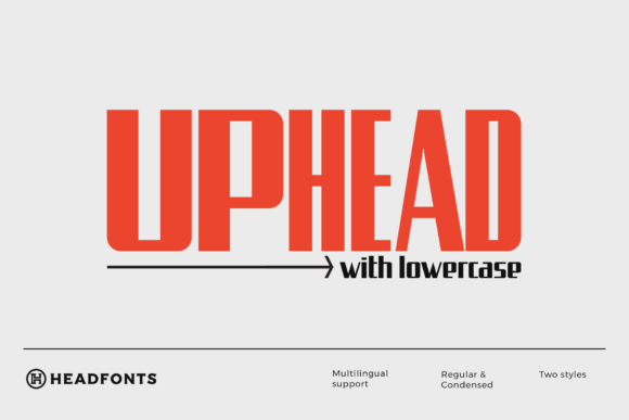 Uphead: A Bold Font for Creative Makers