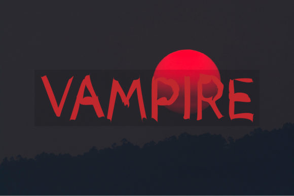Vampire Font for Spooky Campaigns