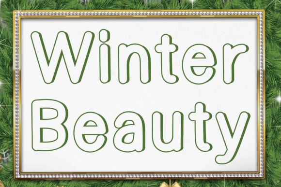 Winter Beauty Font Review